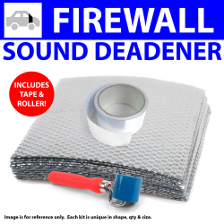 Heat & Sound Deadener Early Cars 1935 - 40 Firewall Kit + Tape, Roller 12483Cm2 - Part Number: ZIR799D2