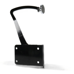 40-48 Chevy Brake Pedal Bracket kit with Lg Oval Chr Pedal Pad - Part Number: HEXPKA78135