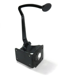 40-48 Chevy Brake Pedal Bracket kit with Sm Oval Blk Pedal Pad - Part Number: HEXPKA78137