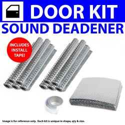 Heat & Sound Deadener Ford Truck 1987 - 96 F150 4 Door Kit + Seam Tape 27072Cm2 - Part Number: ZIR79DE9
