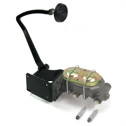 47-54 Chevy Truck Manual Brake Pedal kit Disc/Disc~3in Rubber Pad - Part Number: HEXPKA790F3