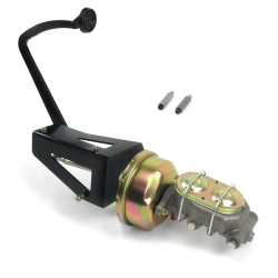 53-56 Ford Truck 7” Single Brake Pedal kit Disc/Drum~3in Rubber Pad - Part Number: HEXPKA78F4F