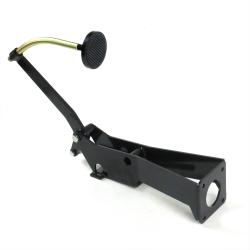 49-54 Chevy Car Brake Pedal Bracket kit with 3in Blk Pedal Pad - Part Number: HEXPKA791DE