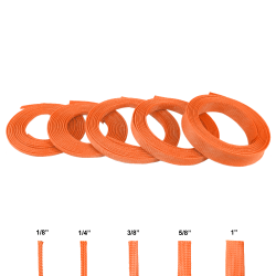 Orange Ultra Wrap Wire Loom Variety Pack - 50 Feet Total - Part Number: KIC7ACCD