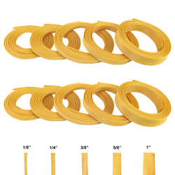 Beige Ultra Wrap Wire Loom Variety Pack - 100 Feet Total - Part Number: KIC7ACEE