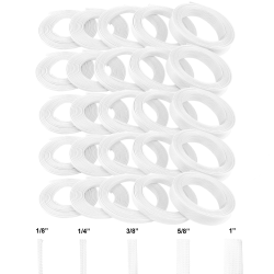 White Ultra Wrap Wire Loom Variety Pack - 250 Feet Total - Part Number: KIC7ACF0