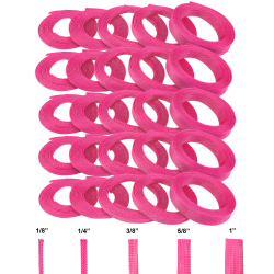 Neon Pink Ultra Wrap Wire Loom Variety Pack - 250 Feet Total - Part Number: KIC7ACF6