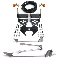 HD Rear Triangulated Four Link with Adjustable Bolt On Axle Air Ride Bracket Kit - Part Number: HEXABBTTK4