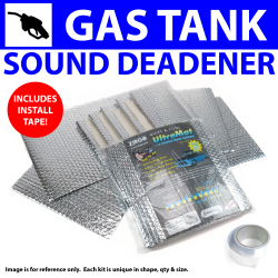 Heat & Sound Deadener Ford Truck 1935 - 41 InCab Gas Tank Kit + Tape 23142Cm2 - Part Number: ZIR7A928