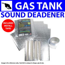 Heat & Sound Deadener Ford Truck 1957 - 60 InCab Gas Tank Kit + Tape 22050Cm2 - Part Number: ZIR7A925