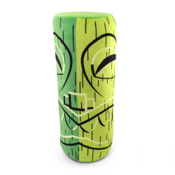 Green Kane Tiki God Throw Pillow - Part Number: VPATIKI02