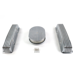 SBC 12” Full Oval/Tall Finned Engine Dress Up kit~w/o Breather Holes - Part Number: VPA7AC10