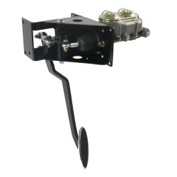 Universal 90 Deg FW Manual Brake Pedal kit Drum/Drum~Lg Oval Chr Pad - Part Number: HEXPKA792A8