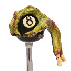 Grippy 8 Ball Zombie Hand Custom Shift Knob - Part Number: ASCSN00026