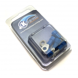 Ring Tongues Terminal Connector Blue #8 - Part Number: KICRINGB8XBP