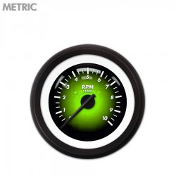 Tachometer Gauge - Pulsar Gn, Black Modern Needles, Black Trim Rings - Part Number: GAR1102ZMXIACCC