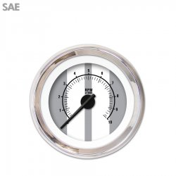 Tachometer Gauge - Cobra Gry, Black Modern Needles, Chrome Trim Rings - Part Number: GAR1124ZEXIABCC