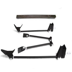 Heavy Duty Universal Triangulated Four Link Kit & Upper Shock Bar - No Shocks - Part Number: VPAR4LK01