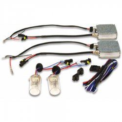 2 Ion HID 4,300 Color Temp 9007 Hi/Lo 2 Stage Bulbs w/ Plug N Play Wire Harness - Part Number: IONBD90074
