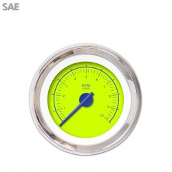 Tachometer Gauge - VX Gn, Bl Modern Needles, Chrome Trim Rings - Part Number: GAR147ZEXIABCF