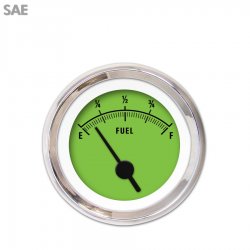 Fuel level Gauge - Rider Gn, Black Vintage Needles, Chrome Trim Rings - Part Number: GAR158ZEXKABAC