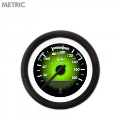 Speedo Ga. Metric Pulsar Gn, Black Mod Needles, Black Trim Rings Style Kit DIY - Part Number: GAR2102ZMXHACCC