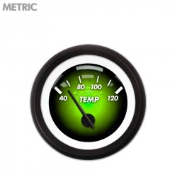 Water Temp Ga. Metric Pulsar Gn, Black Mod Nedl, Black Trm Rings Style Kit DIY - Part Number: GAR2102ZMXLACCC