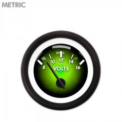 Volt Ga. - Metric Pulsar Gn, Black Mod Needles, Black Trim Rings Style Kit DIY - Part Number: GAR2102ZMXNACCC