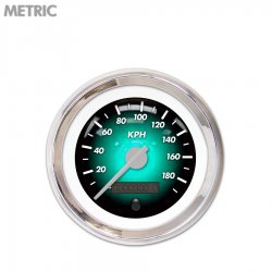 Speedo Ga. - Metric Pulsar Aqua, Silver Mod Nedl, Chrom Trm Rings~Style Kit DIY - Part Number: GAR2103ZMXHABCB