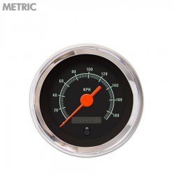 Speedo Ga. Metric Muscle Black, Or Vintage Nedl, Chrome Trm Rings~Style Kit DIY - Part Number: GAR2106ZMXHABAH