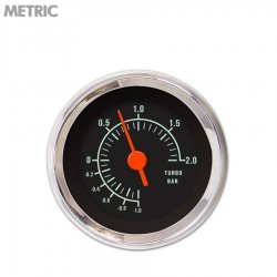 Turbo Ga. Metric Muscle Black, Or Vintage Nedl, Chrome Trm Rings~Style Kit DIY - Part Number: GAR2106ZMXMABAH