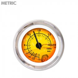 Turbo Ga. Metric Puma 5 Series, Black Mod Nedl, Chrome Trm Rings~Style Kit DIY - Part Number: GAR2111ZMXMABCC