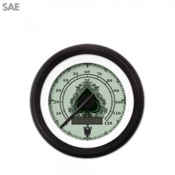 Speedo Ga. SAE Spade Series, Black Mod Needles, Black Trim Rings Style Kit DIY - Part Number: GAR2112ZEXHACCC