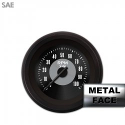 Tach Ga. Amer Classic Black V, Black Mod Needles, Black Rings Style Kit DIY - Part Number: GAR211ZEXIACCC