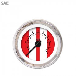 Tach Ga. - Cobra Rd, Black Mod Needles, Chrome Trim Rings Style Kit DIY - Part Number: GAR2122ZEXIABCC