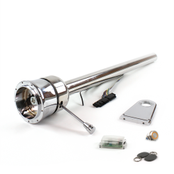 Roadster Column Stainless 5.5" Drop 9 Hole Push Button OR w/ RFID - Part Number: HEXXX0559POR1