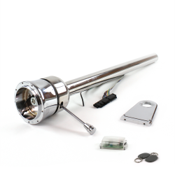 Roadster Column Stainless 5.5" Drop 9 Hole Push Button w/ RFID - Part Number: HEXXX0559PXX1