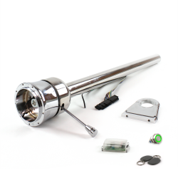 Roadster Column Stainless 4.5" Drop 9 Hole Push Button GN w/ RFID - Part Number: HEXXX0459PGN1