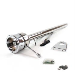 Roadster Column Stainless 4.5" Drop 9 Hole Push Button w/ RFID - Part Number: HEXXX0459PXX1