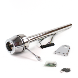 Roadster Column Stainless 5.5" Drop 6 Hole Push Button w/ RFID - Part Number: HEXXX0556PXX1