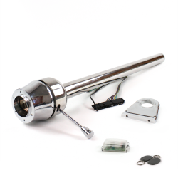 Roadster Column Stainless 4.5" Drop 6 Hole Push Button w/ RFID - Part Number: HEXXX0456PXX1