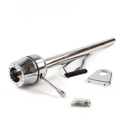 Roadster Column Stainless 4.5" Drop 6 Hole Push Button  - Part Number: HEXXX0456PXX0