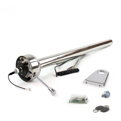 Roadster Column Stainless 5.5" Drop Push Button BL w/ RFID - Part Number: HEXXX055XPBL1