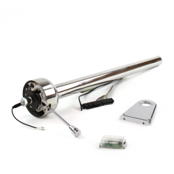 Roadster Column Stainless 5.5" Drop Push Button  - Part Number: HEXXX055XPXX0