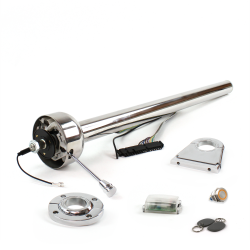 Roadster Column Stainless FLR MNT 4.5" Drop Push Button OR w/ RFID - Part Number: HEXXX145XPOR1