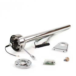 Roadster Column Stainless FLR MNT 4.5" Drop Push Button OR  - Part Number: HEXXX145XPOR0