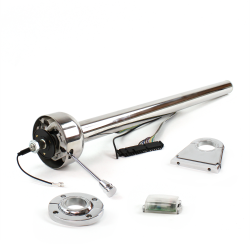 Roadster Column Stainless FLR MNT 4.5" Drop Push Button  - Part Number: HEXXX145XPXX0