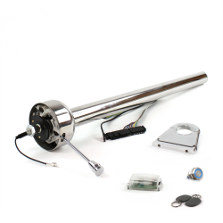 Roadster Column Stainless 4.5" Drop Push Button BL w/ RFID - Part Number: HEXXX045XPBL1