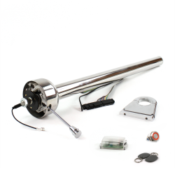 Roadster Column Stainless 4.5" Drop Push Button RD w/ RFID - Part Number: HEXXX045XPRD1