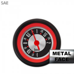 Turbo Ga. SAE Amer Retro Rod Rd Rng II, Rd Vintage Nedl, Black Trm Rngs~Kit DIY - Part Number: GAR2133ZEXMACAE